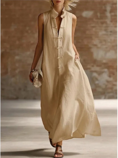 Serelle | Sleeveless Summer Maxi Dress
