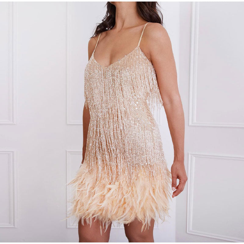 Lena | Sequin Cocktail Mini Dress