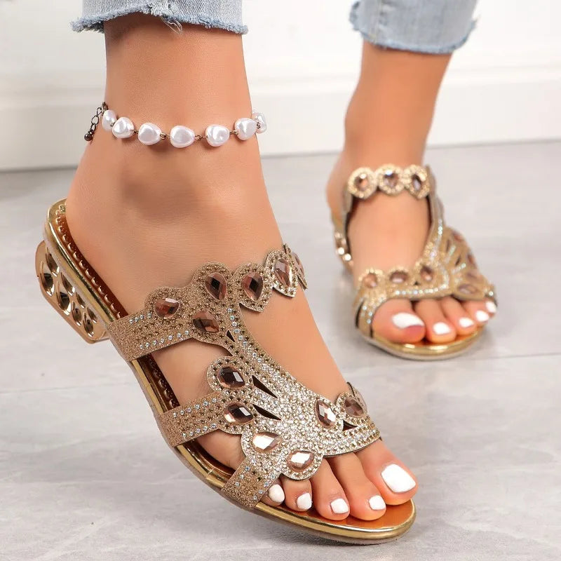 Vianne | Embellished Strap Sandals