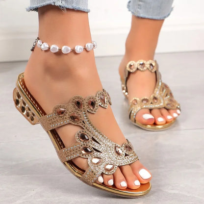 Vianne | Embellished Strap Sandals