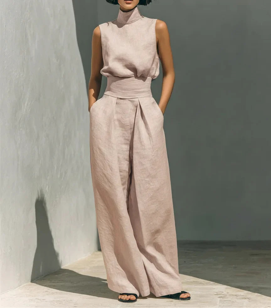 Evelisse | Tailored Wide-Leg Pants Set