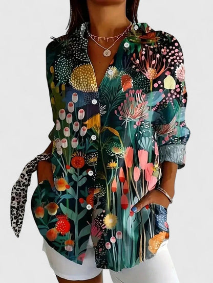 Marcelle | Printed Relaxed Fit Blouse
