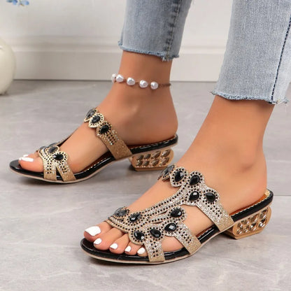 Vianne | Embellished Strap Sandals