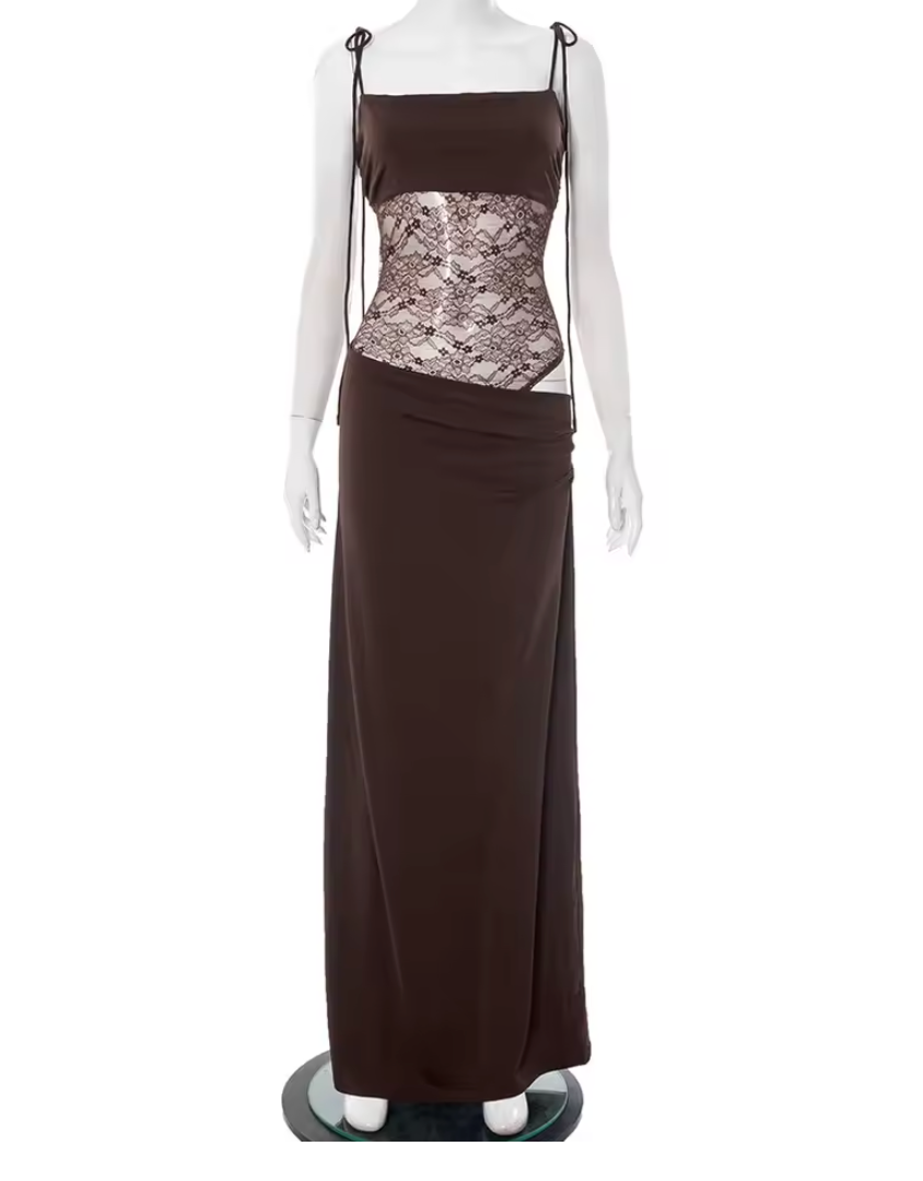 Mathilde | Lace Formal Evening Maxi Dress