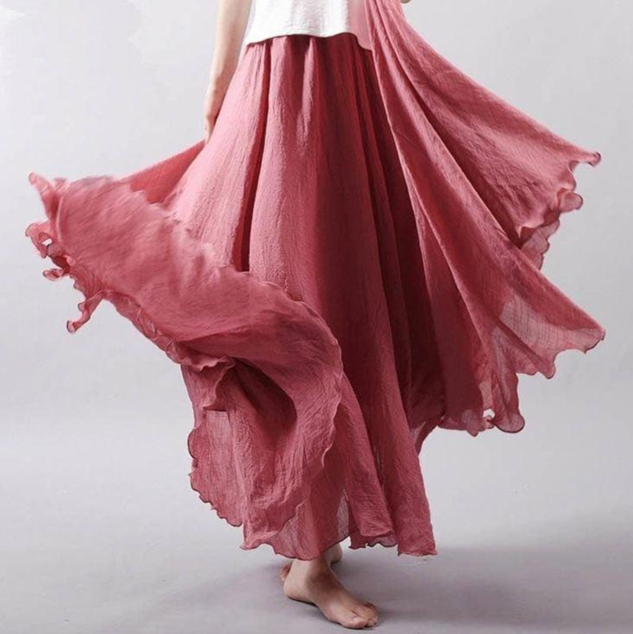 Eliana | Flowy Summer Maxi Skirt