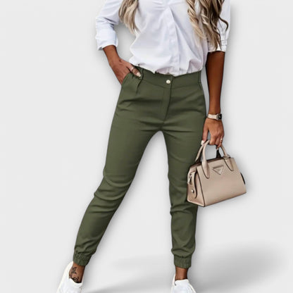 Camille | Stretch Ankle Pants