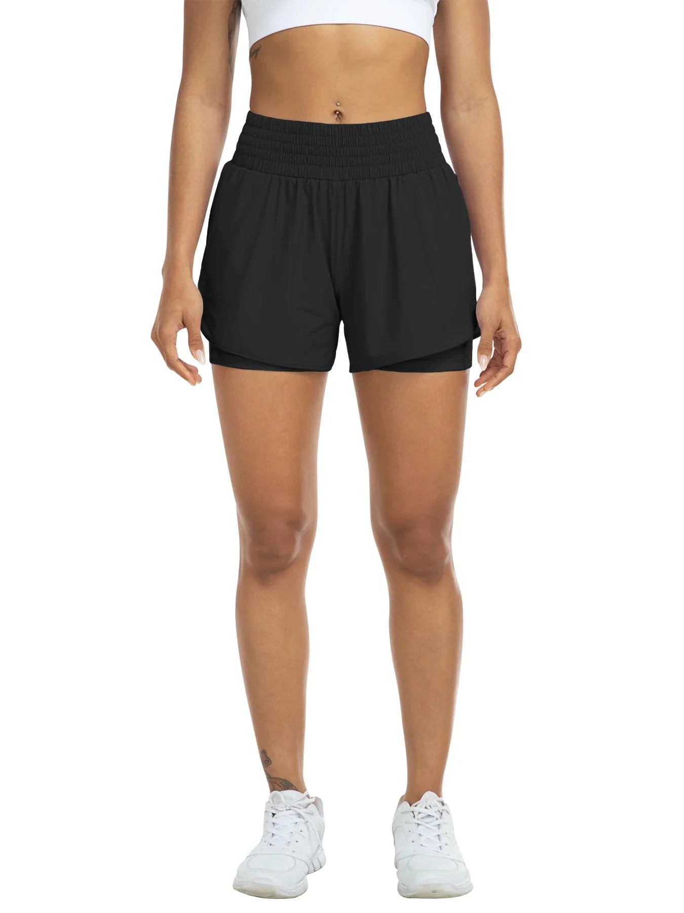 Andrea | High-Waisted Active Shorts