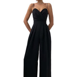 Celestia | Strapless Wide-Leg Jumpsuit
