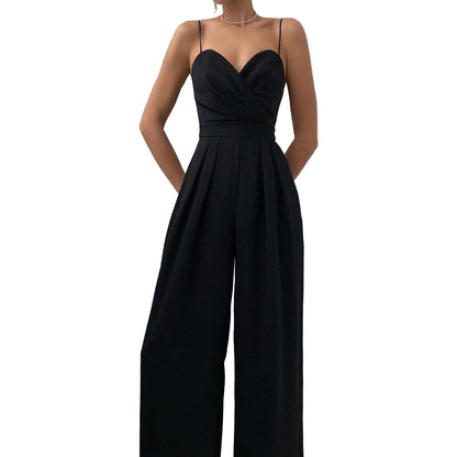 Celestia | Strapless Wide-Leg Jumpsuit