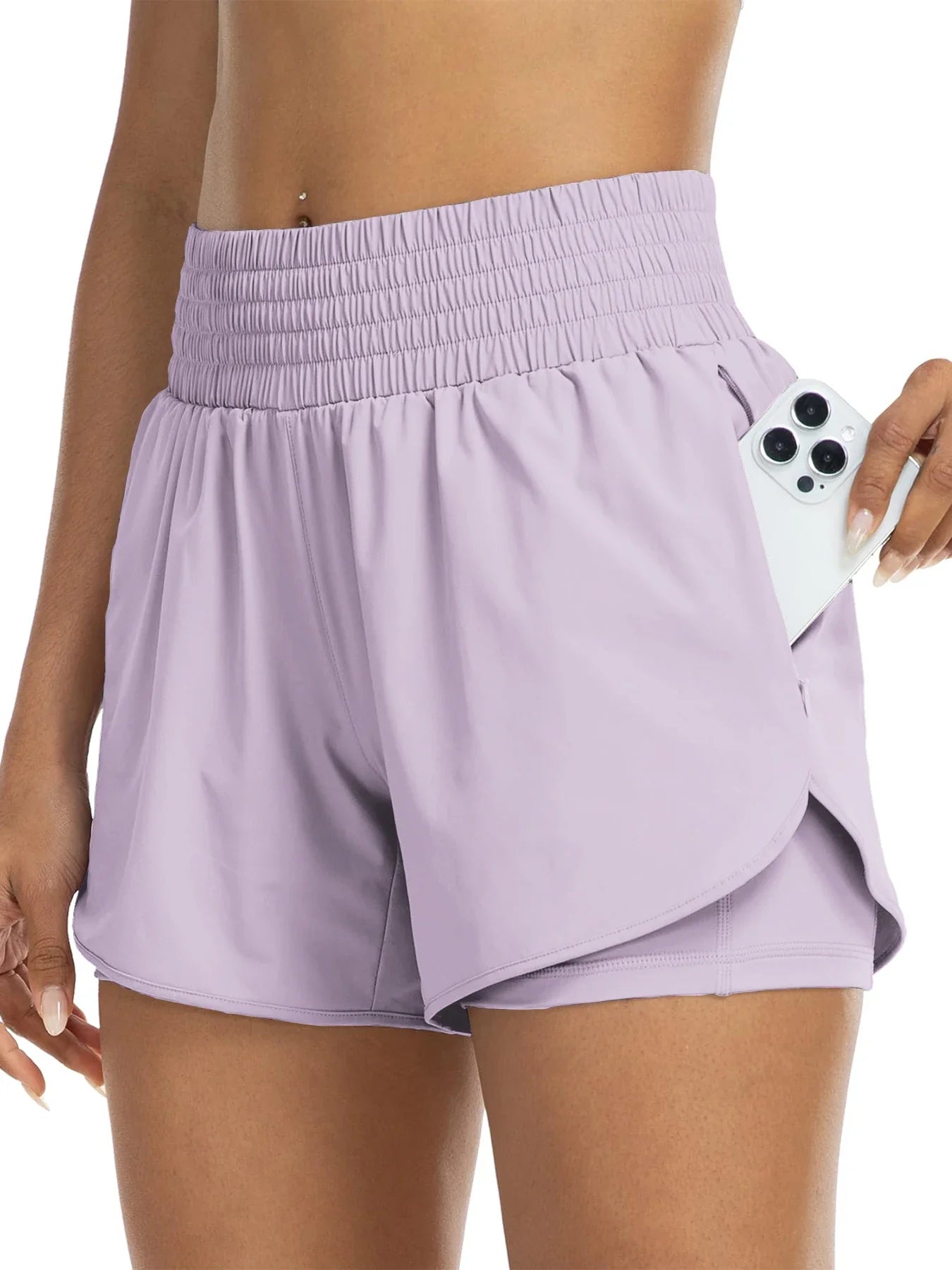 Andrea | High-Waisted Active Shorts