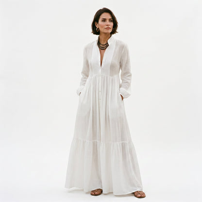 Hattie | Long-Sleeve Maxi Dress