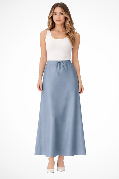 Marivelle | High-Rise Tiered Maxi Skirt