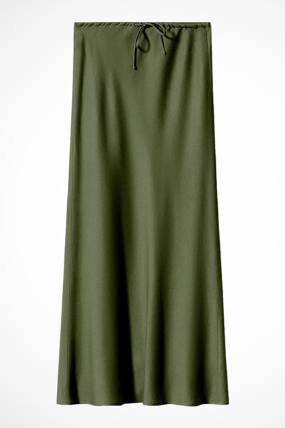 Marivelle | High-Rise Tiered Maxi Skirt