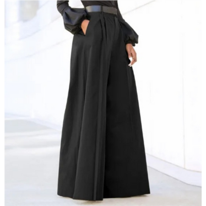 Blandine | Structured High-Waist Wide-Leg Pants