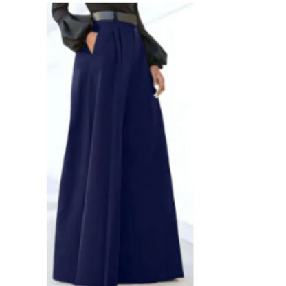 Blandine | Structured High-Waist Wide-Leg Pants
