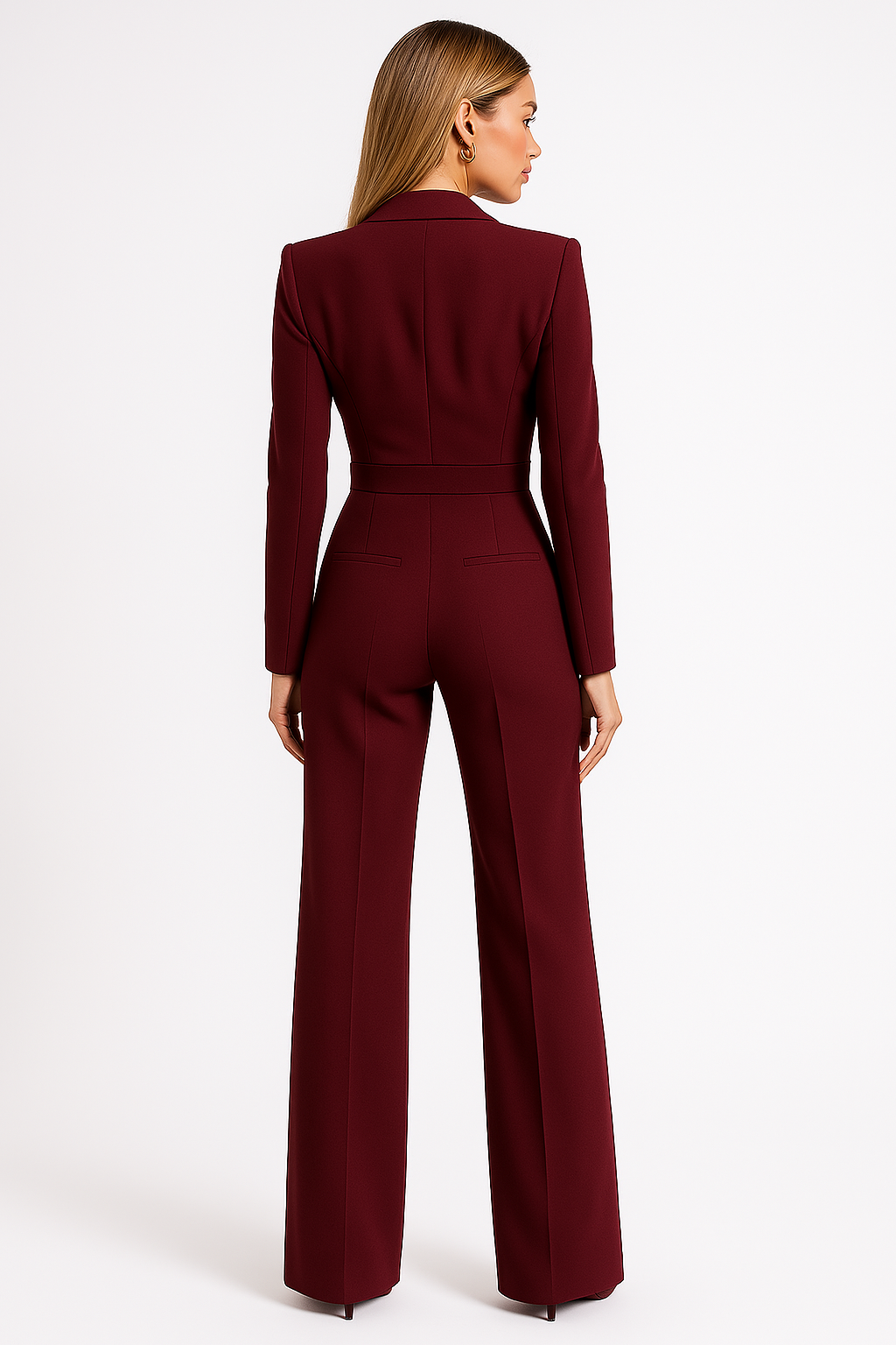Isaure | Wrap-Front Wide-Leg Jumpsuit