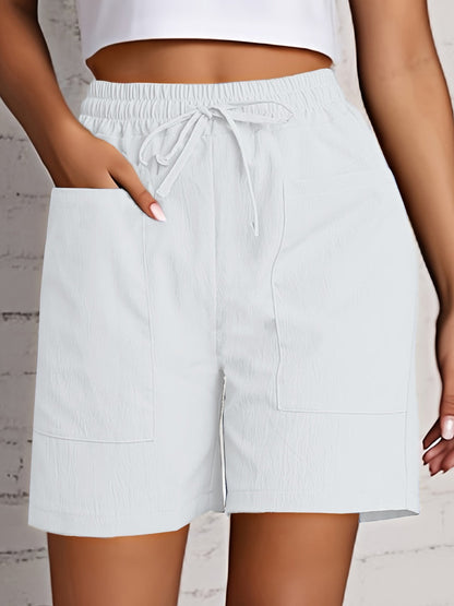 Birdie | Ruffle Hem Drawstring Shorts