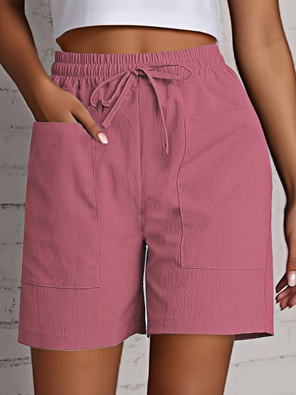 Birdie | Ruffle Hem Drawstring Shorts