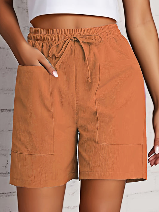 Birdie | Ruffle Hem Drawstring Shorts