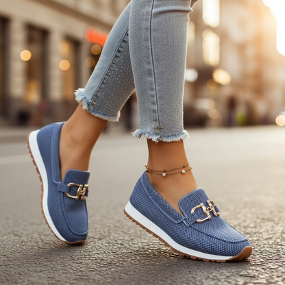 Sienna | Cushioned Horsebit Loafers