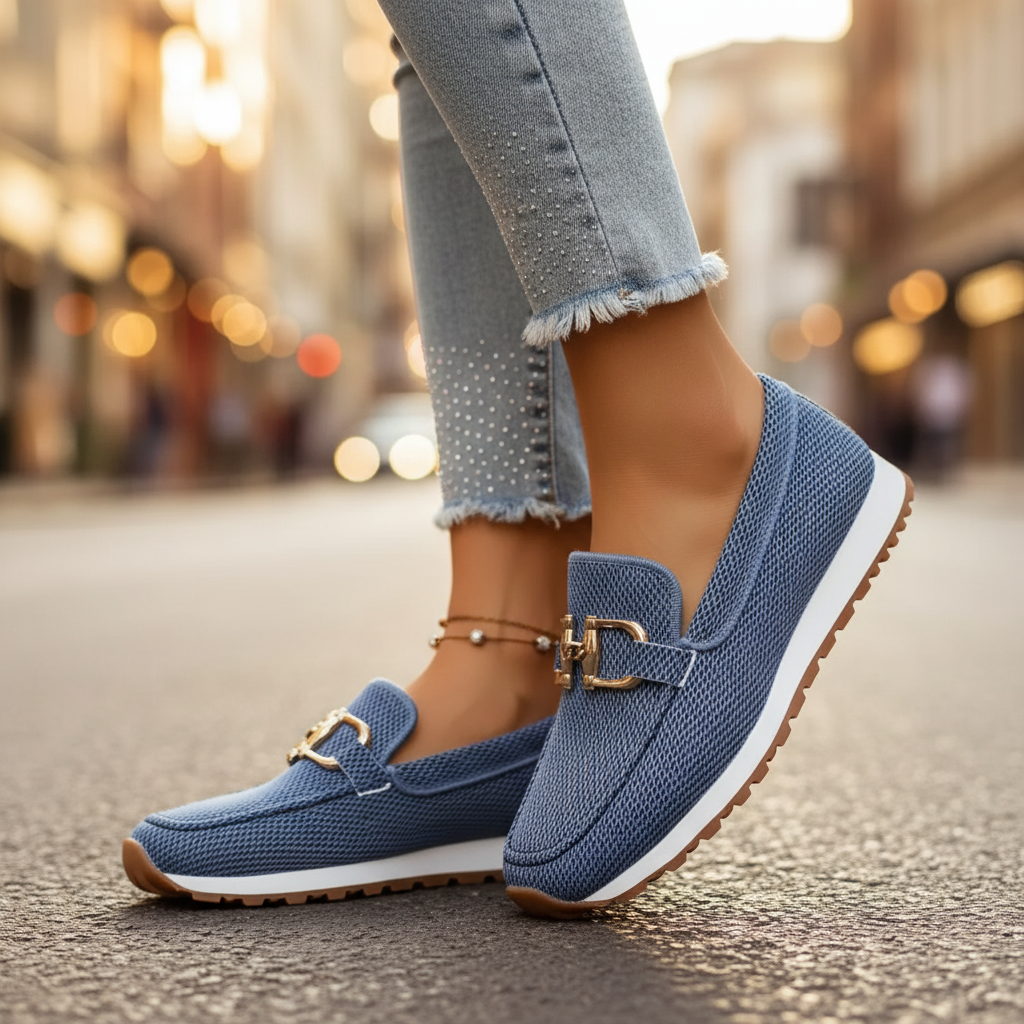 Sienna | Cushioned Horsebit Loafers