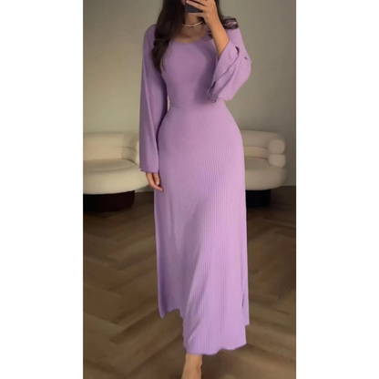 Elara | Long Sleeve Bodycon Maxi Dress