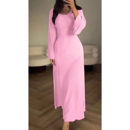 Elara | Long Sleeve Bodycon Maxi Dress