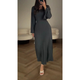 Elara | Long Sleeve Bodycon Maxi Dress
