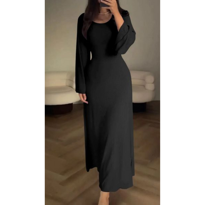 Elara | Long Sleeve Bodycon Maxi Dress