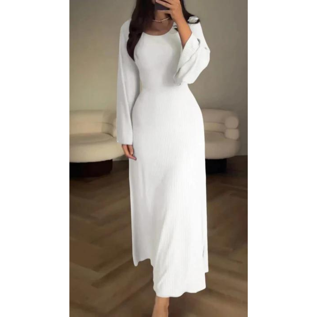 Elara | Long Sleeve Bodycon Maxi Dress