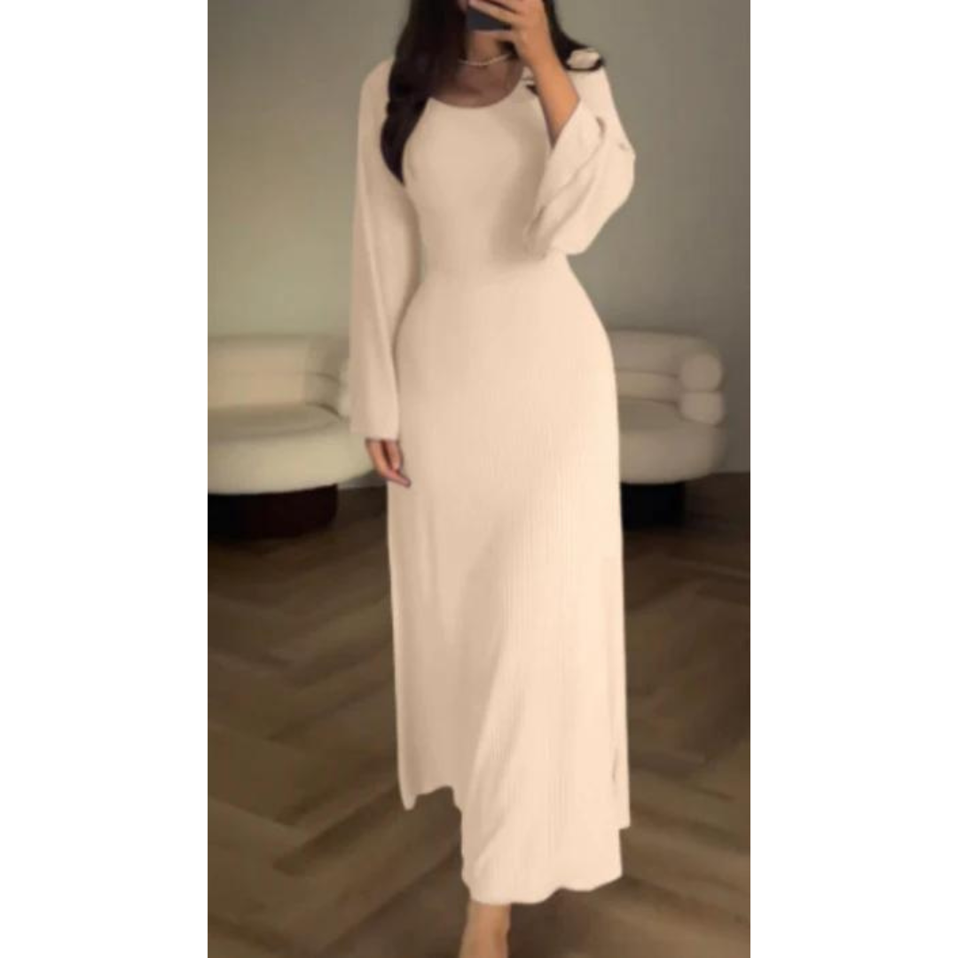 Elara | Long Sleeve Bodycon Maxi Dress