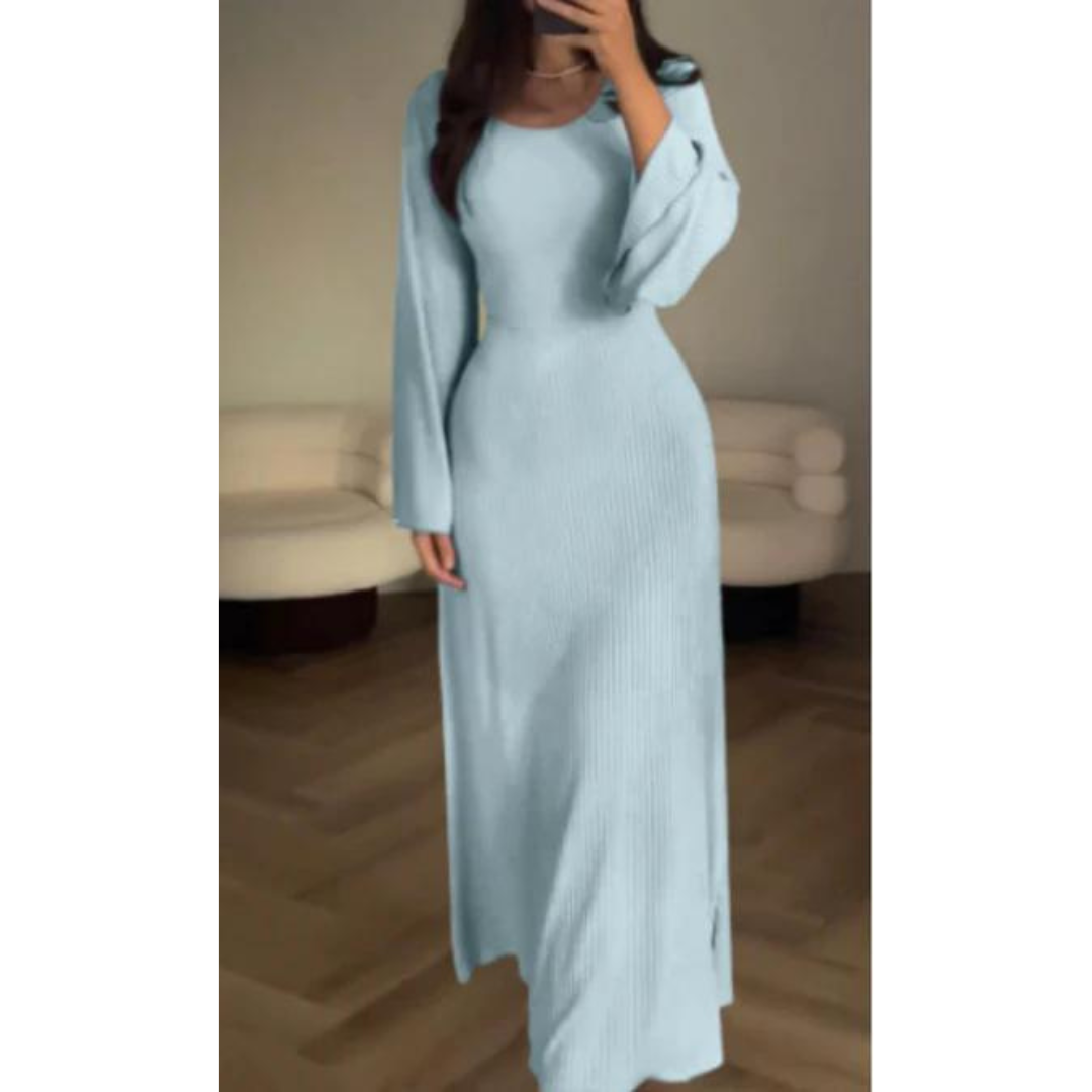 Elara | Long Sleeve Bodycon Maxi Dress