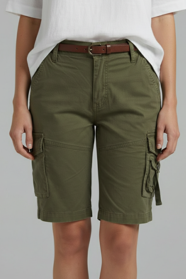 Jenna | Women's Cargo Shorts With Pockets