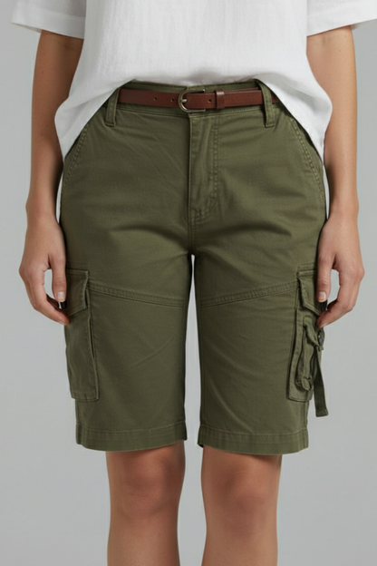 Jenna | Women's Cargo Shorts With Pockets