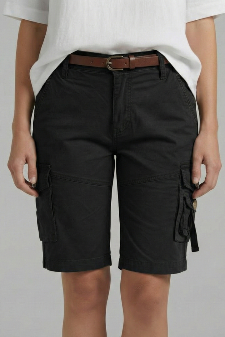 Jenna | Women's Cargo Shorts With Pockets