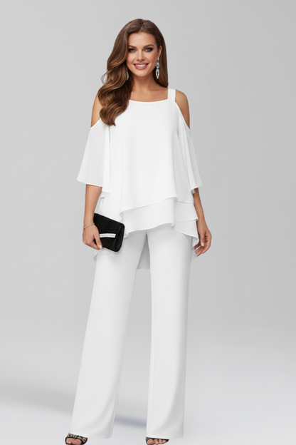 Dakota | Cold Shoulder Wide Leg Jumpsuit