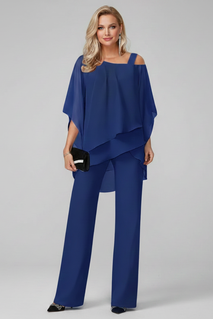 Elara | Off Shoulder Wide Leg Jumpsuit