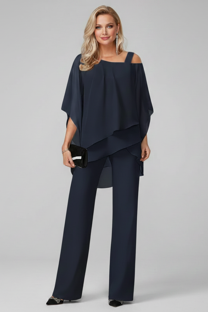 Elara | Off Shoulder Wide Leg Jumpsuit