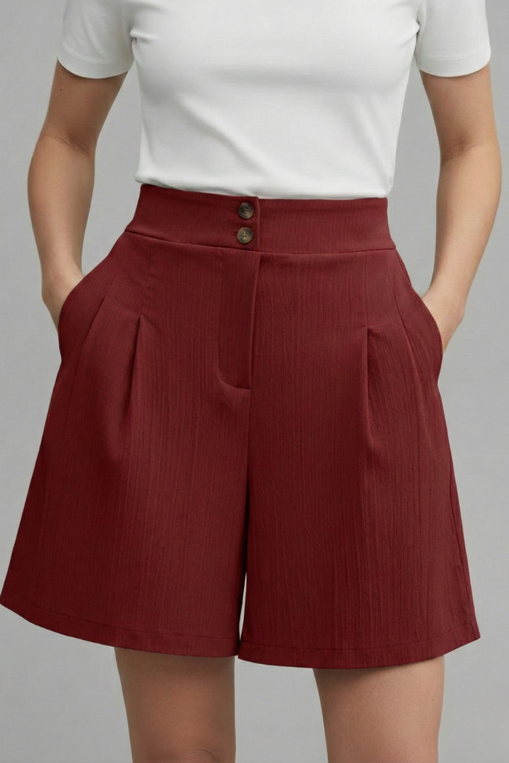 Gabriella | High Waisted Wide Leg Shorts