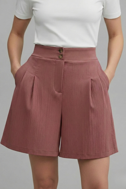 Gabriella | High Waisted Wide Leg Shorts