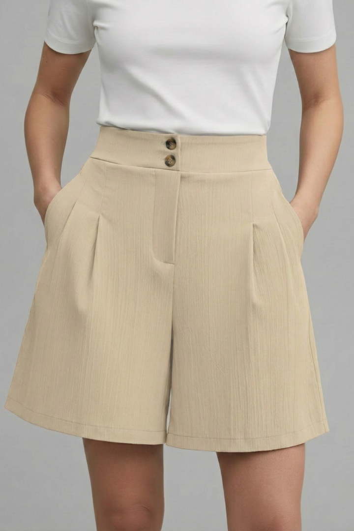 Gabriella | High Waisted Wide Leg Shorts