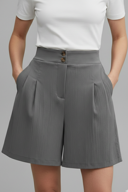 Gabriella | High Waisted Wide Leg Shorts