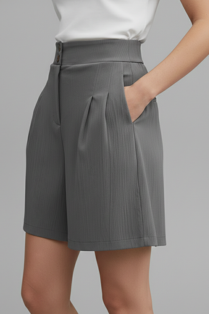 Gabriella | High Waisted Wide Leg Shorts
