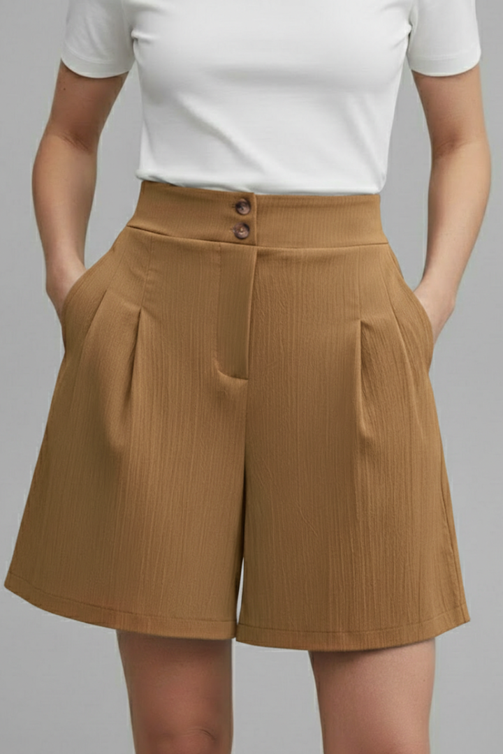 Gabriella | High Waisted Wide Leg Shorts