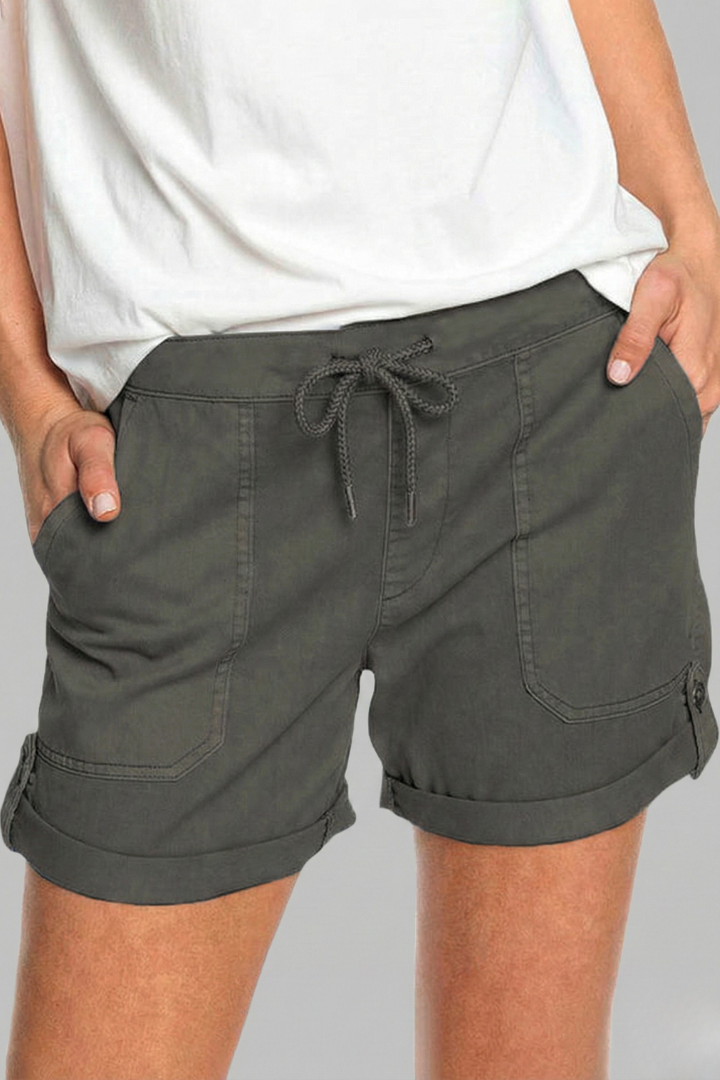 Jaselle | Drawstring Pocket Summer Shorts
