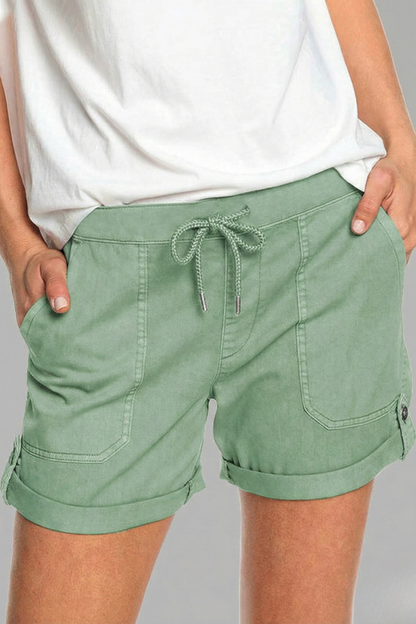 Jaselle | Drawstring Pocket Summer Shorts