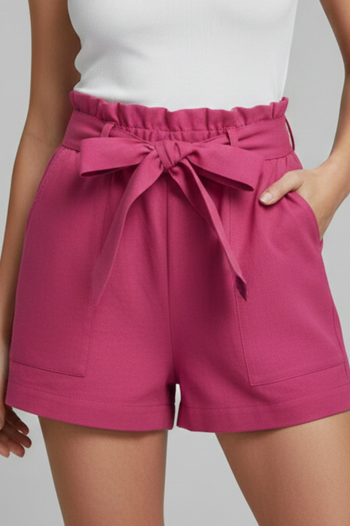 Dahlia | Tie-Waist Pocket Summer Shorts