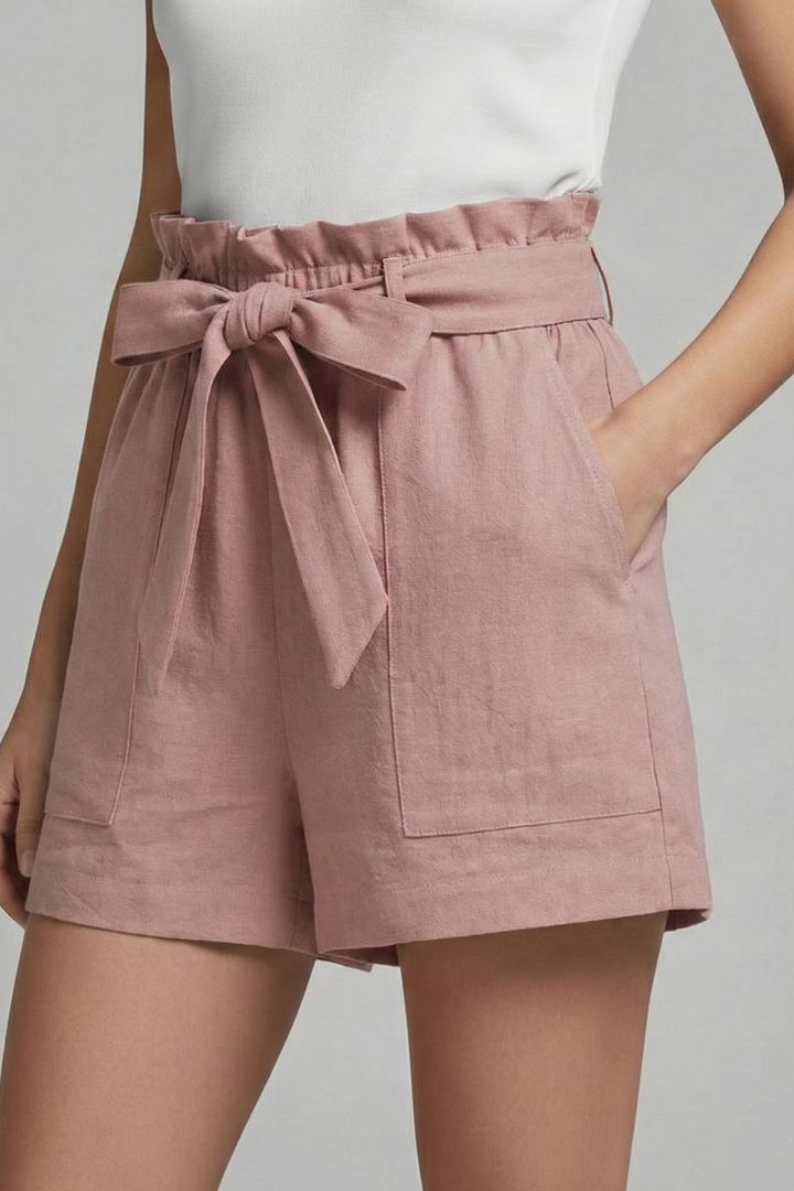 Dahlia | Tie-Waist Pocket Summer Shorts
