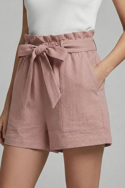 Dahlia | Tie-Waist Pocket Summer Shorts