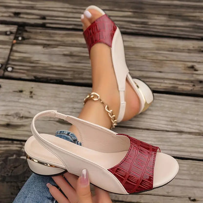 Lavinia | Adjustable Strap Flat Sandals